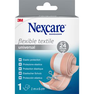 Nexcare Pflaster 3M Textile Universal, 1 Rolle, elastisch, atmungsaktiv, 1m x 6cm