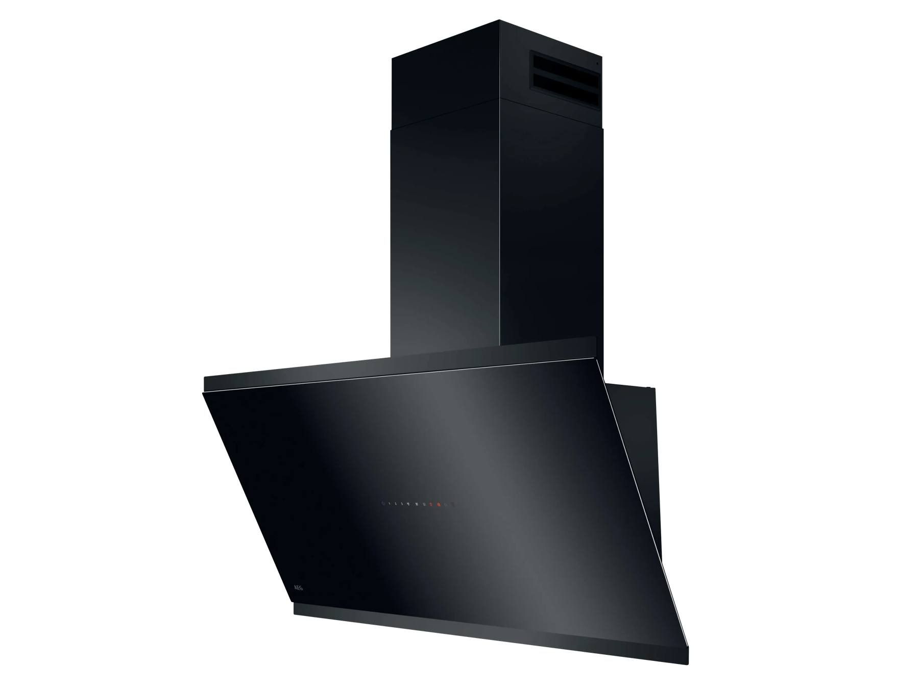 AEG GV77D91SB Abluft/Umluft Dunstabzugshaube/Esse Wand 90 cm (Schwarz) 942 051 512