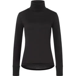 Super Natural, Damen, Funktionsshirt, Skiing Roll Neck (XS), Schwarz