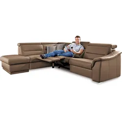 Polsterecke PARADA (BB 245x299 cm) - braun - BB 245x299 cm