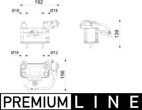 Mahle Chiller Ach6000p Für Mini