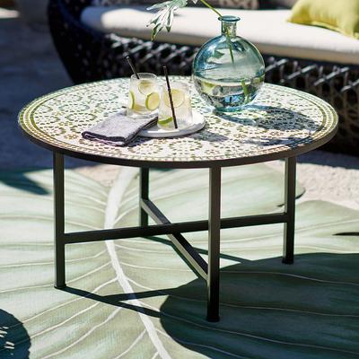 Abba Outdoor Outdoor Coffee Table - Green - Grandin Road