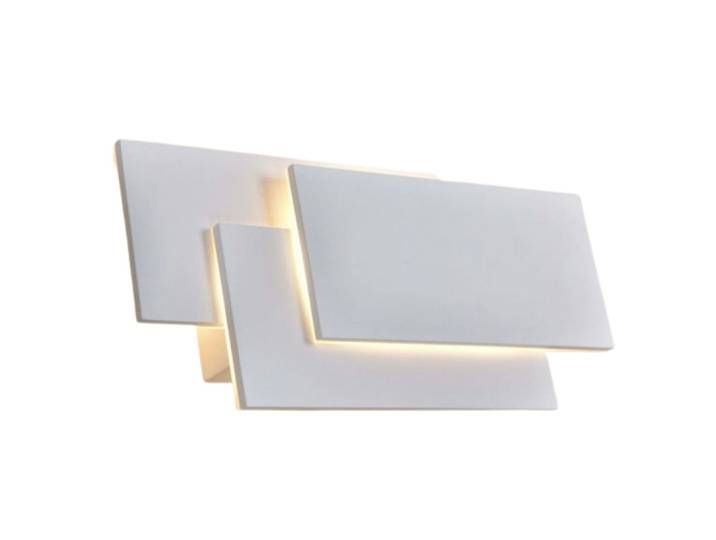 Applique en aluminium blanc 26 cm