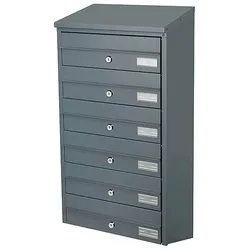ScanPro Safepost Briefkastenanlage 6-Fach BDL916