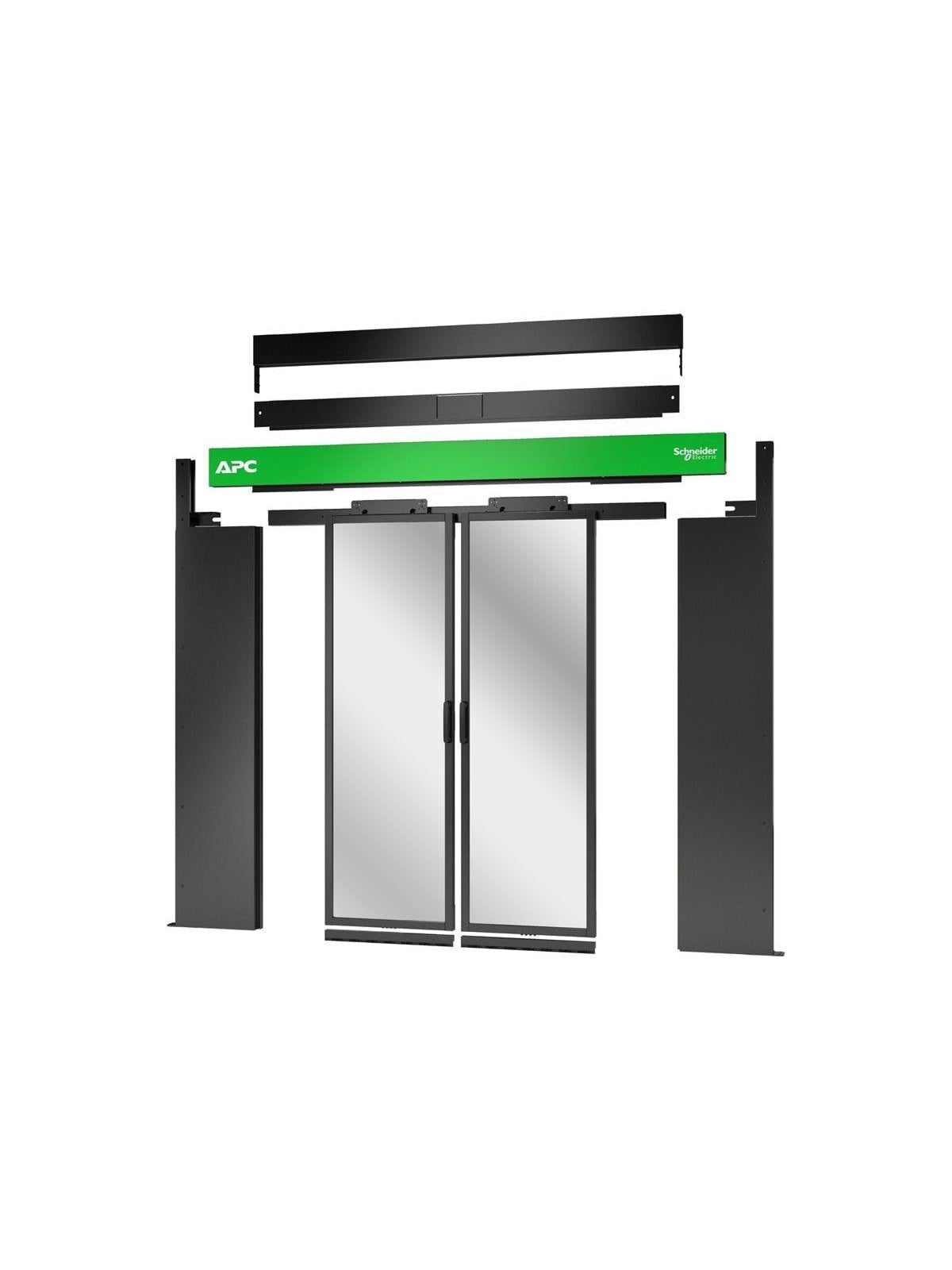 APC NetShelter - rack cooling system aisle containment sliding door - dual