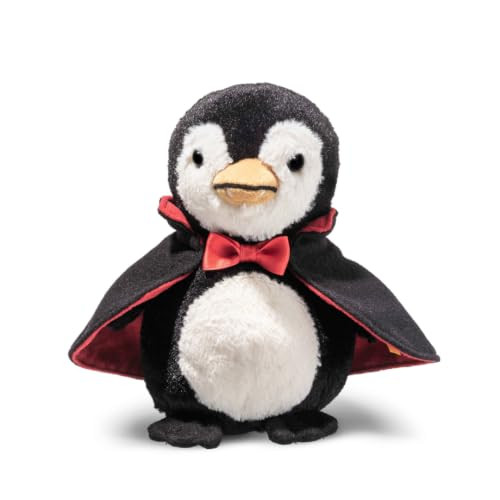 Steiff Nibble de vampierpinguïn knuffeldier, meerkleurig, 15 cm