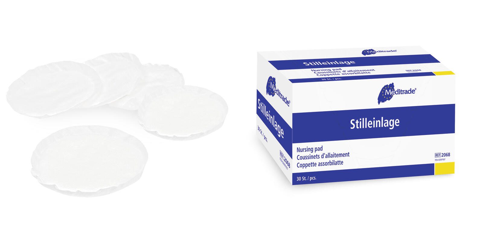 Meditrade® Stilleinlagen weiß, 30 stück 2068