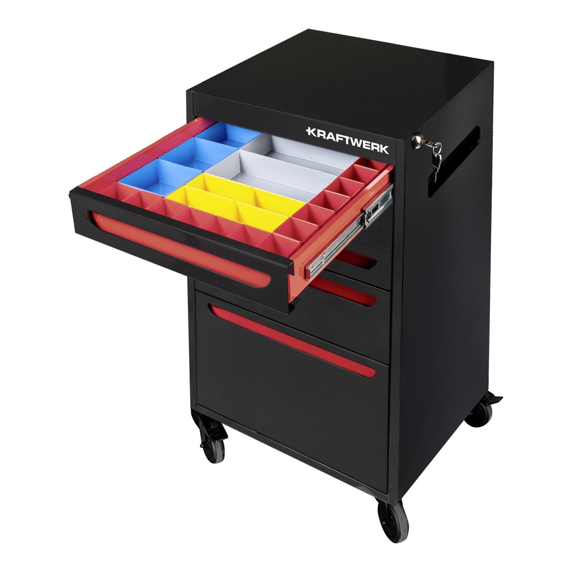 Kraftwerk ST470 Multifunktionswagen Compact, 5 Schubladen, 25-tlg. (102.470.001)