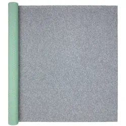 Midori Rasenteppich 200 x 100 cm Grau mit Noppen Kunstrasen Teppich Balkon Terrasse Outdoor