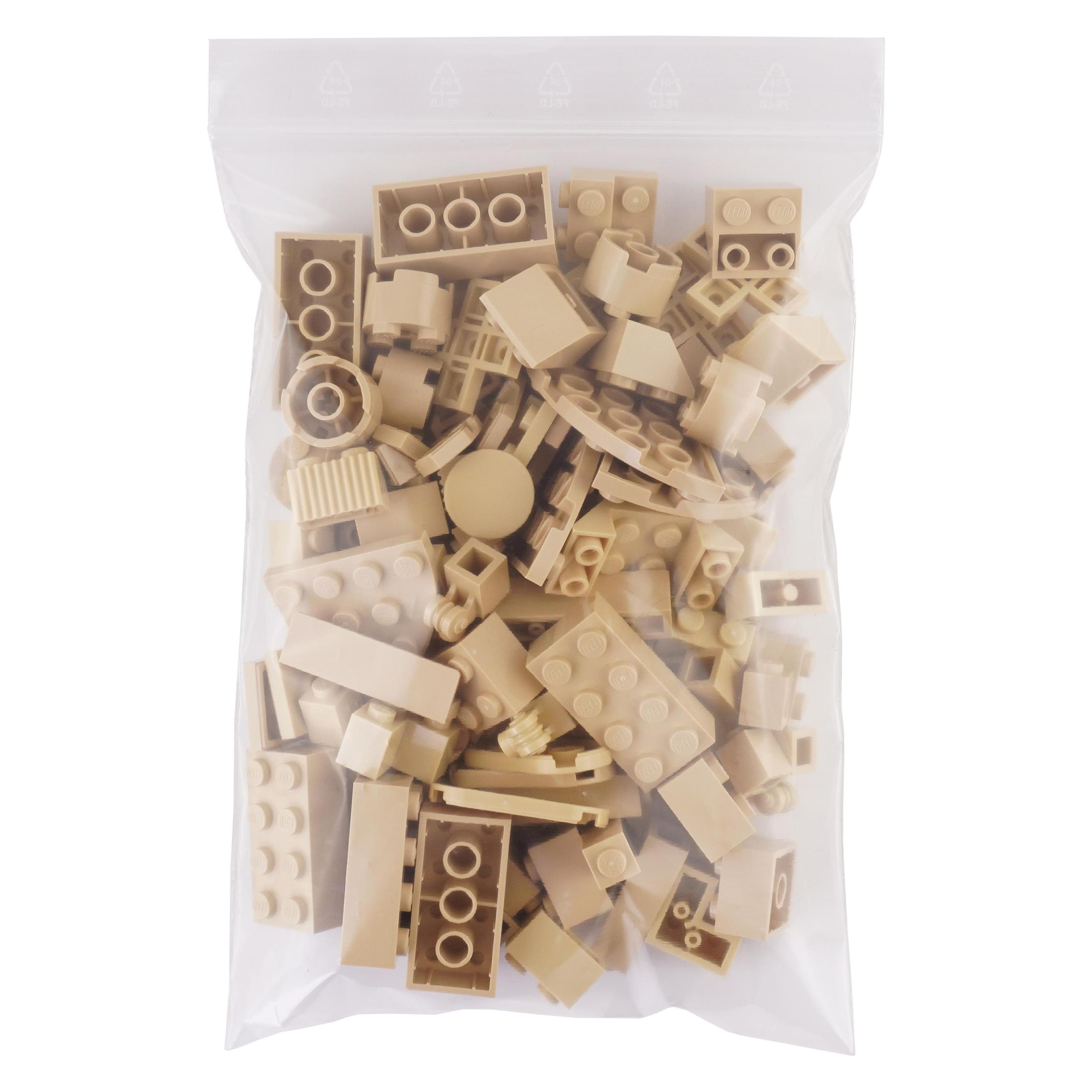 LEGO Steine Beige gemischt - 100 Stück - Tan bricks mix - NEU (LEGO Zubehör) (n.v.)