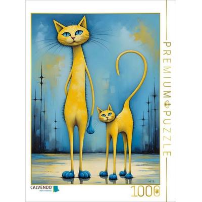 CALVENDO Puzzle Katzen - Den Schalk im Blick | 1000 Teile Lege-Größe 64x48cm Foto-Puzzle für glückliche Stunden, Sonstige von , Calvendo Puzzle