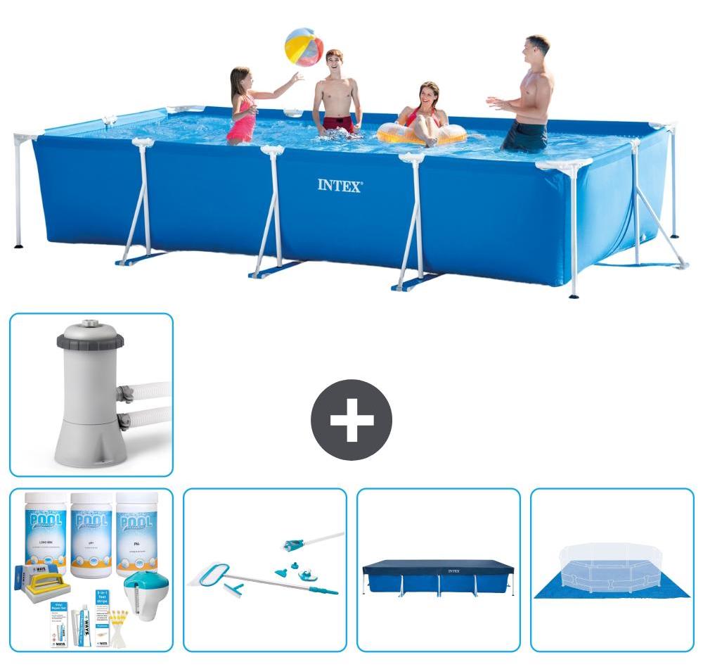 Rechteckiger Frame Pool - 450x220x84 cm - 6-teilig S20066