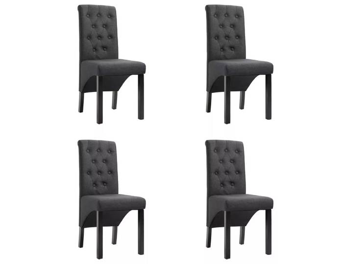 VidaXL - Esszimmerstuhl gewebe, One Size, Grau