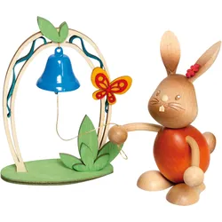 Kuhnert, Osterdeko, Stupsi Hase Osterdekoration aus Holz - Sammlerstücke - Made in Germany (1x)