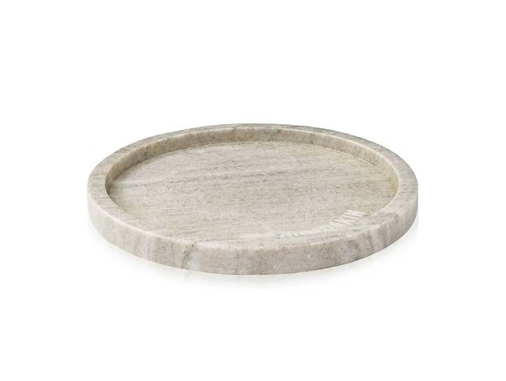 Humdakin Plateau rond en marbre Humdakin Ø22 Brown