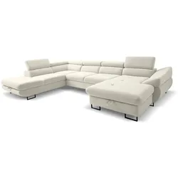 Wohnlandschaft Fabio Stoff Beige