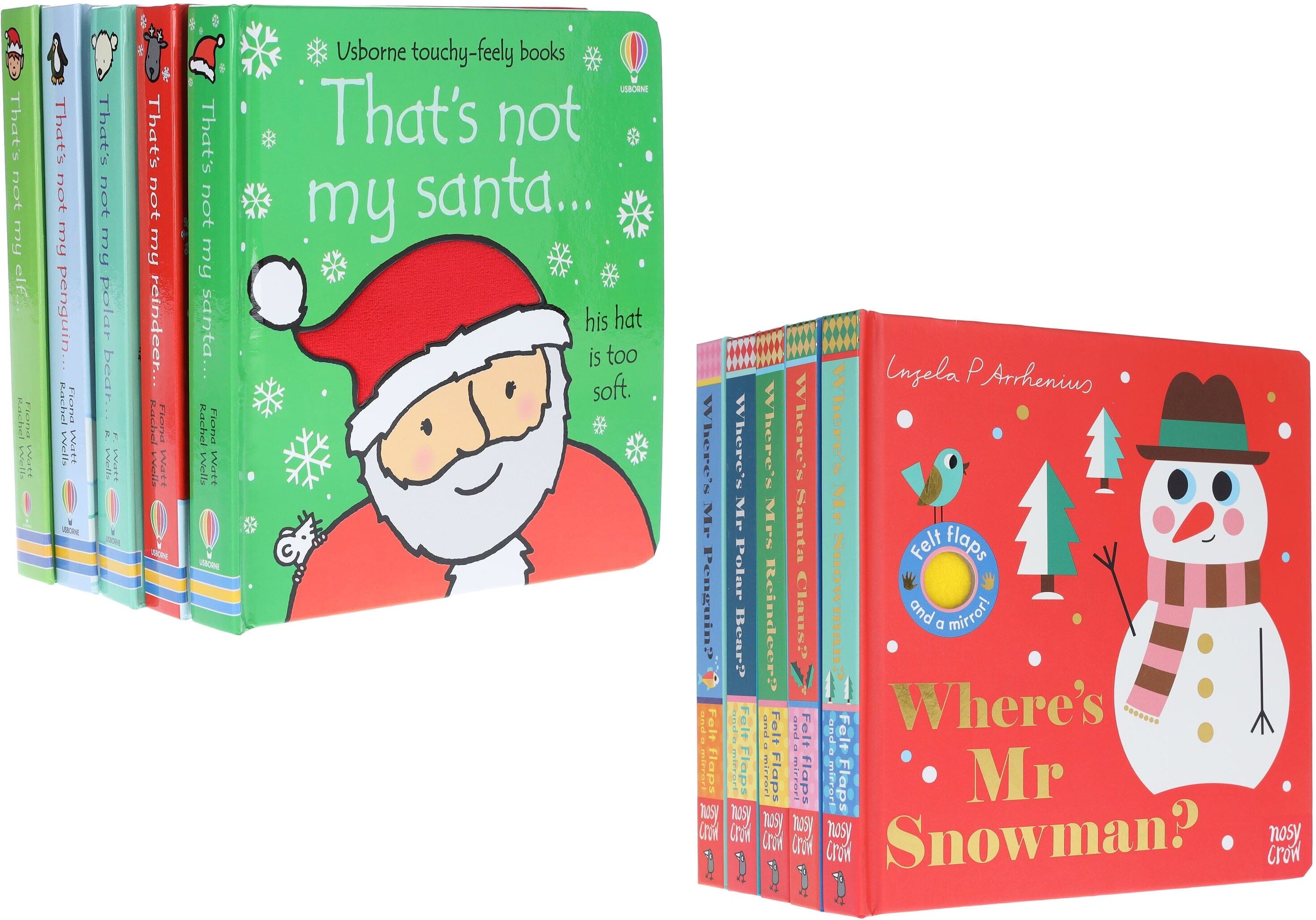 That's not my... Christmas! & Felt Flaps and a Mirror! 10 Books Collection Set - Ages 0-5 - Board Book Various