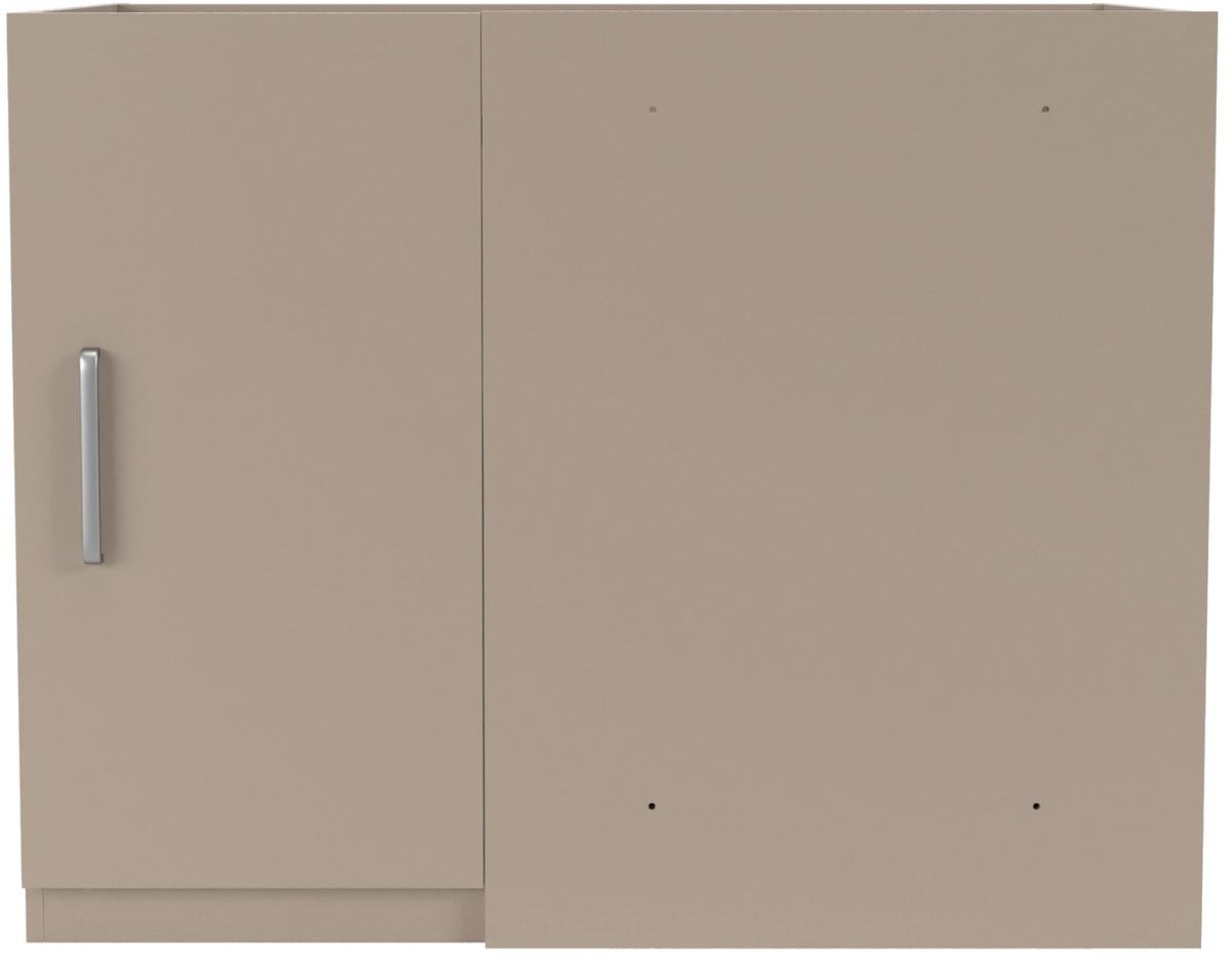 Wasophoogte® Keukenkast Module N10 Onderkast - Taupe - B: 115 cm, D: 70 cm, H: 91 cm
