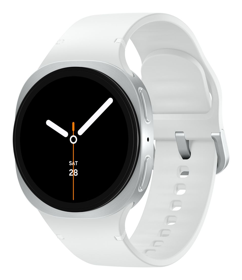 Samsung 40 mm Smartwatch Rund IP68 327 ppi Galaxy Watch8 (Silber) SM-L320NZSADBT