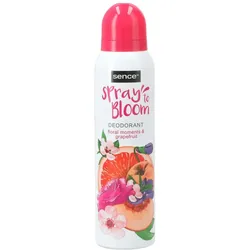 Sence, Deo, Spray To Bloom Floral Moments & Grapefruit Deodorant Body Fragrance 150ml (Spray, 150 ml)
