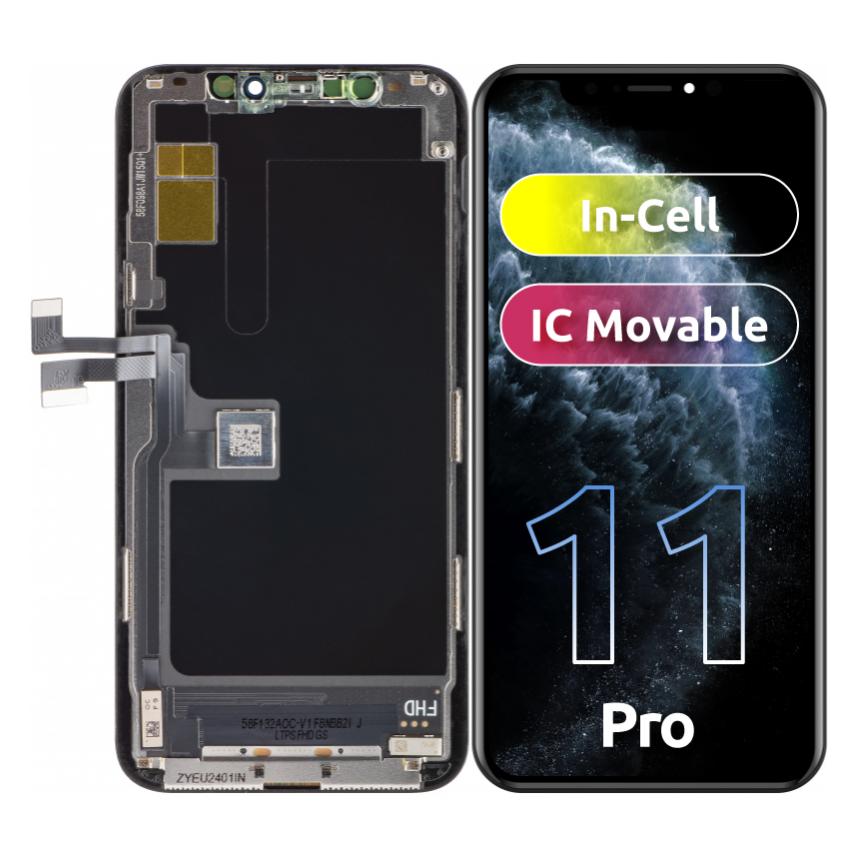 Zy Display Unit für iPhone 11 Pro, In-Cell IC Version, Schwarz (Display, Apple iPhone 11 Pro) (58961182)