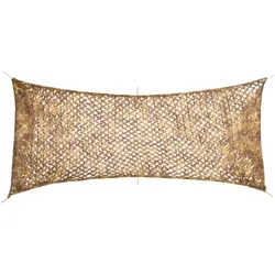 vidaXL Tarnnetz mit Aufbewahrungstasche 409x206 cm Sandfarbe