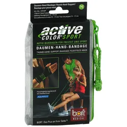 BORT ActiveColor Sport Daumen-Hand-Band.M schw/gr.