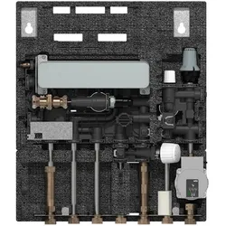Danfoss Wohnungsstation EvoFlat 4,0 M2 für Fußbodenheizung, 10 bar, 95C, Kupfer
