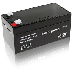 Multipower MP3,4-12 3,4Ah USV-Batterie