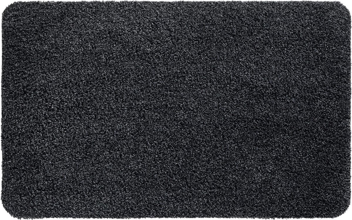Wasbare Deurmat Aqua Stop Veer Carpets - Anthracite - 50 x 80 cm