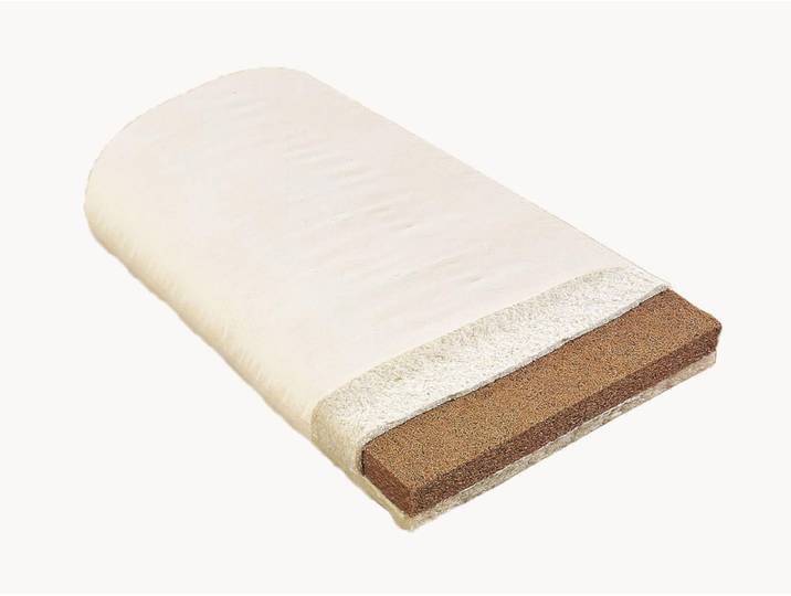 Kinderbett-Matratze Piccino - Naturlatex-Kern - 80x130 cm - Baumwolle