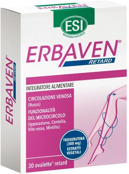 Esi Erbaven Retard Integratore Gambe Pesanti 30 Ovalette