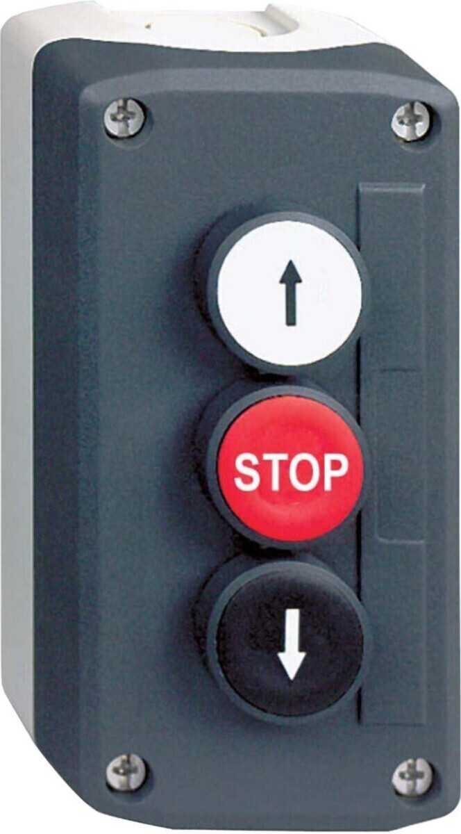 Schneider Electric XALD326 montagebehuizing XAL-D met 3 drukknoppen (1Ö+2S)