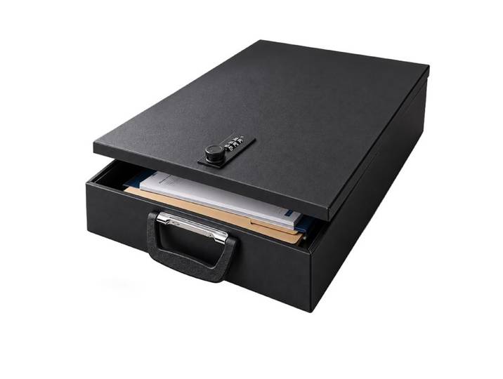 Relaxdays Coffret à documents DIN A4