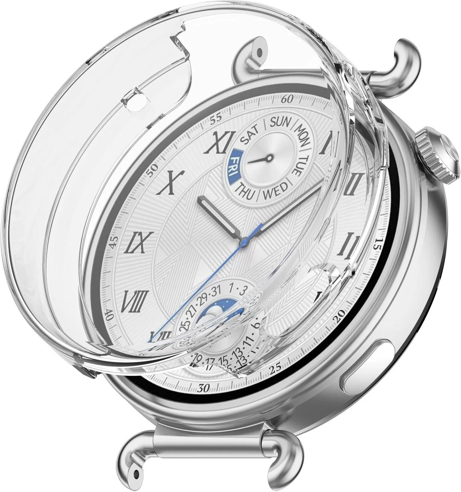 INF Vollständige TPU-Schutzhülle kompatibel mit Huawei Watch GT6 46MM - Transparent