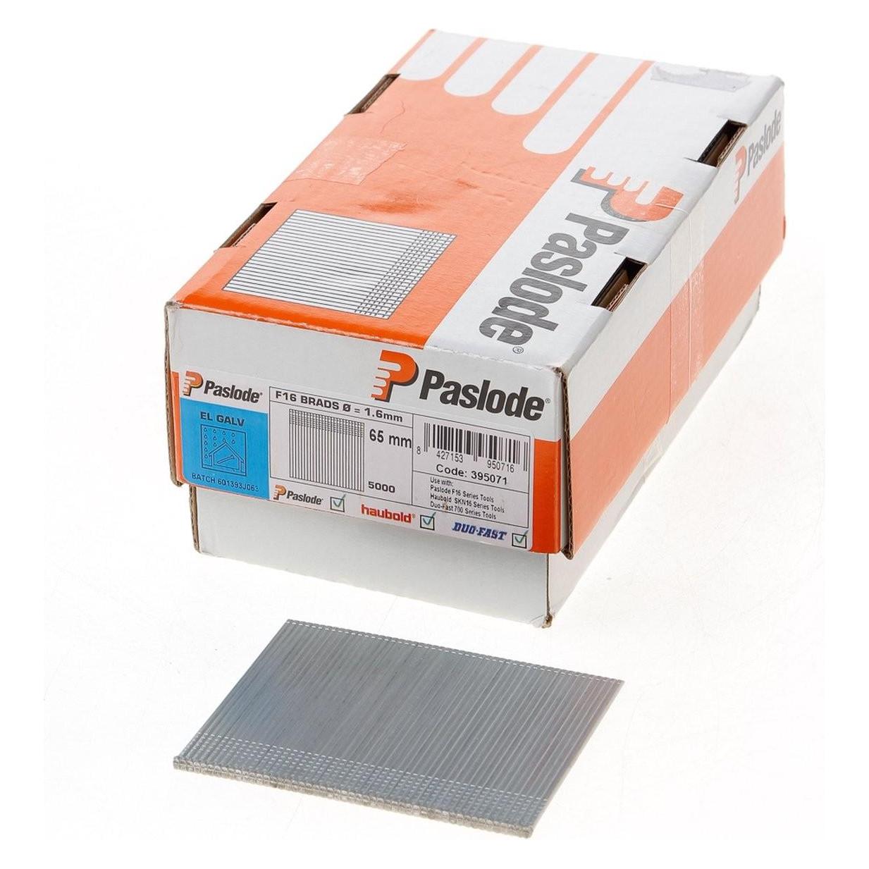 Paslode Dykker F16, elforzinket, 1,6 x 65 mm, 5000 stk. (ITW-395071)