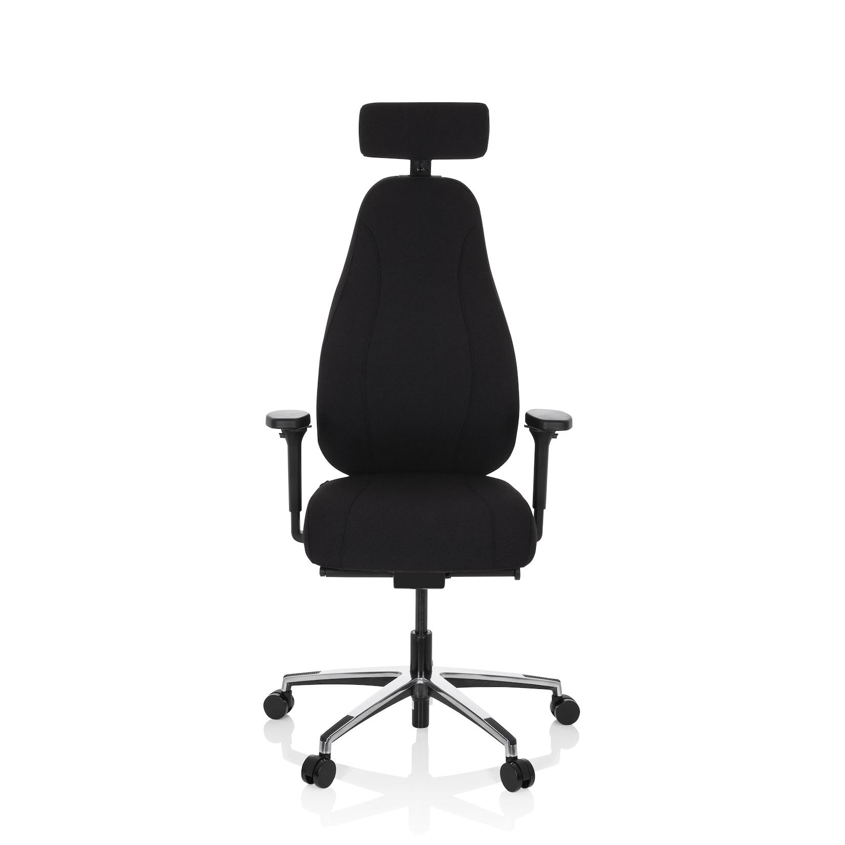 hjh OFFICE High End Bürostuhl RESISTIO Stoff mit Armlehnen (höhenverstellbar)