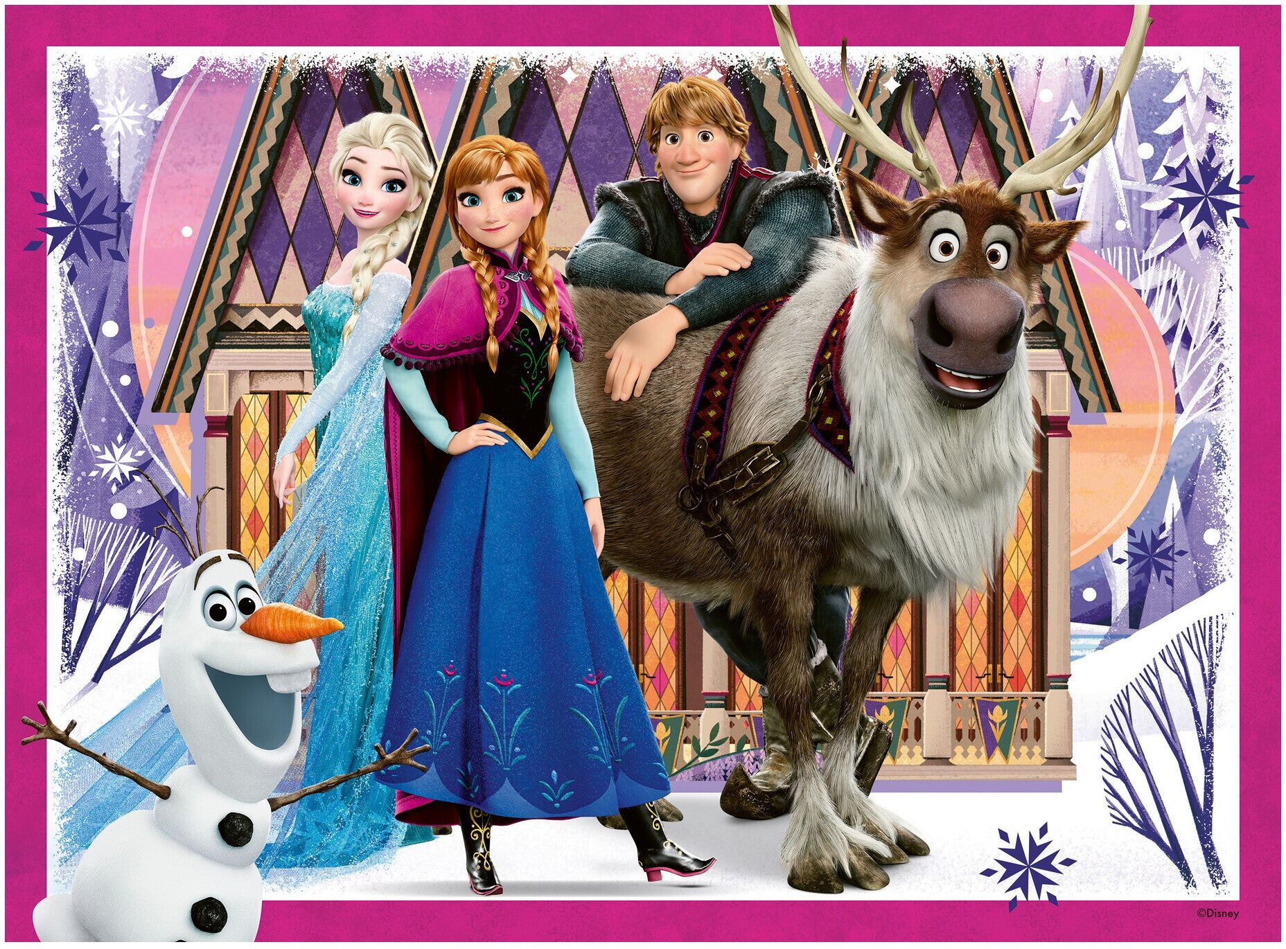 Ravensburger Disney Frozen 100-Piece XXL Jigsaw Puzzle for Kids, 49 x 36 cm, Ages 6+