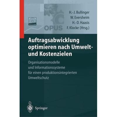 Auftragsabwicklung optimieren nach Umwelt- und Kostenzielen, Taschenbuch von , Springer Berlin, 978-3-642-64114-5