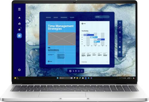 Dell Notebook Pro 16 40.6 cm (16 Zoll) 255U 16 GB RAM 512 GB SSD Deutsch, QWERTZ Intel Intel-Grafik Platin 4PD6Y