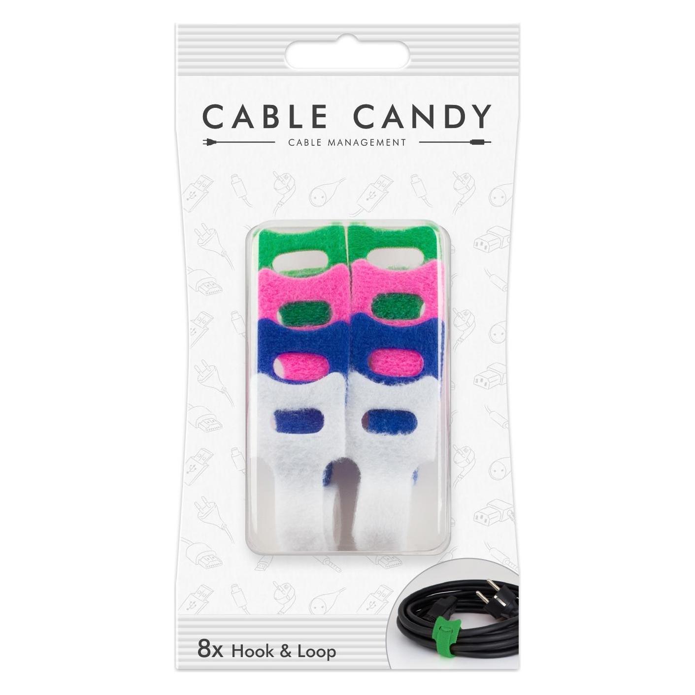 Cable Candy Hook & Loop Mix (Klettkabelbinder, 90 mm, 8 Stk.) (49.CC006)