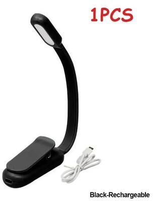 Uplift Picks Rechargeable Mini Clip On Reading Lamp With Three Brightness Levels Anywhere black rechargeable (1 Pc)