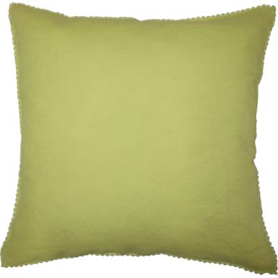 Kissenbezug FLEURESSE "Provence", grün (pistazie), B:40cm L:40cm, Leinen, Obermaterial: 50% Baumwolle, 50% Leinen, Kissenbezüge, Kissenbezug, Leinen, Premium Qualität, kühlende Stoff