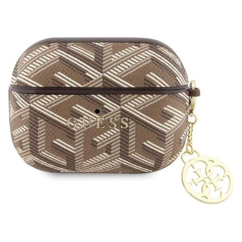 Guess GUAPPGCE4CW AirPods Pro cover brązowy/brown GCube Charm (Kopfhörer Hülle) (GUE003033-0)