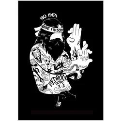 The Dudes Ninjass Unlimited Print Buch black Gr. Uni
