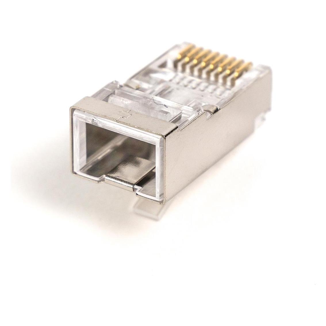 Digitus RJ45 (8P8C) gerader geschirmter Cat.6-Stecker, AWG 26-24, 100 Stück (CAT6) (X-ML-6F-EZ)