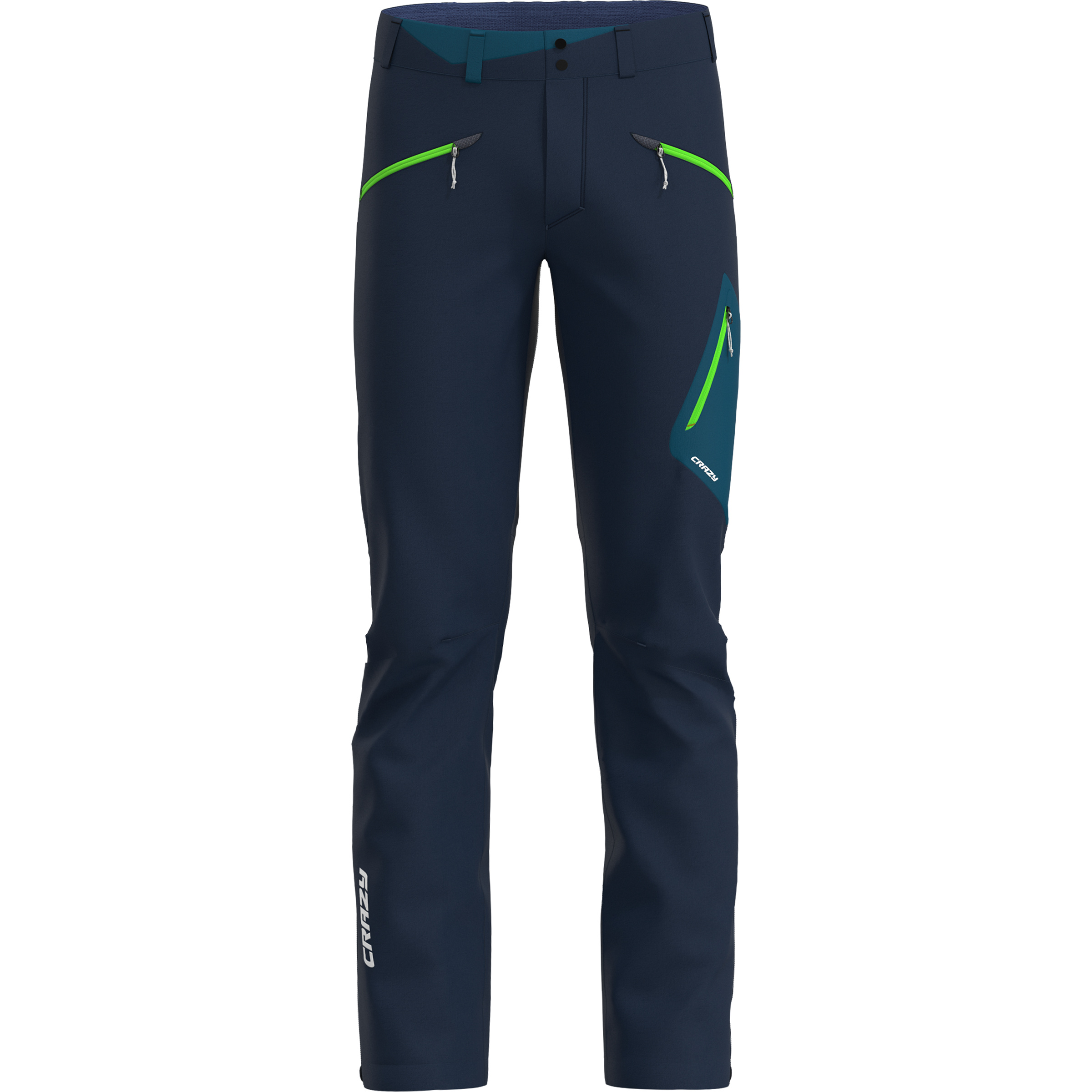 Crazy Resolution Light Hose Herren Wanderhose blau Größe XL Camping Elastisch