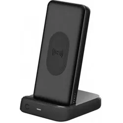 Cygnett ChargeUp Duo 10000mAh Wireless Power Bank + Charging Dock - EU/UK (10000 mAh, 18 W), Powerbank, Schwarz