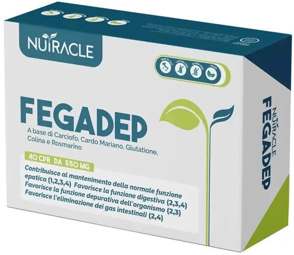 Nutracle Fegadep Integratore Epatico Depurativo 40 Compresse