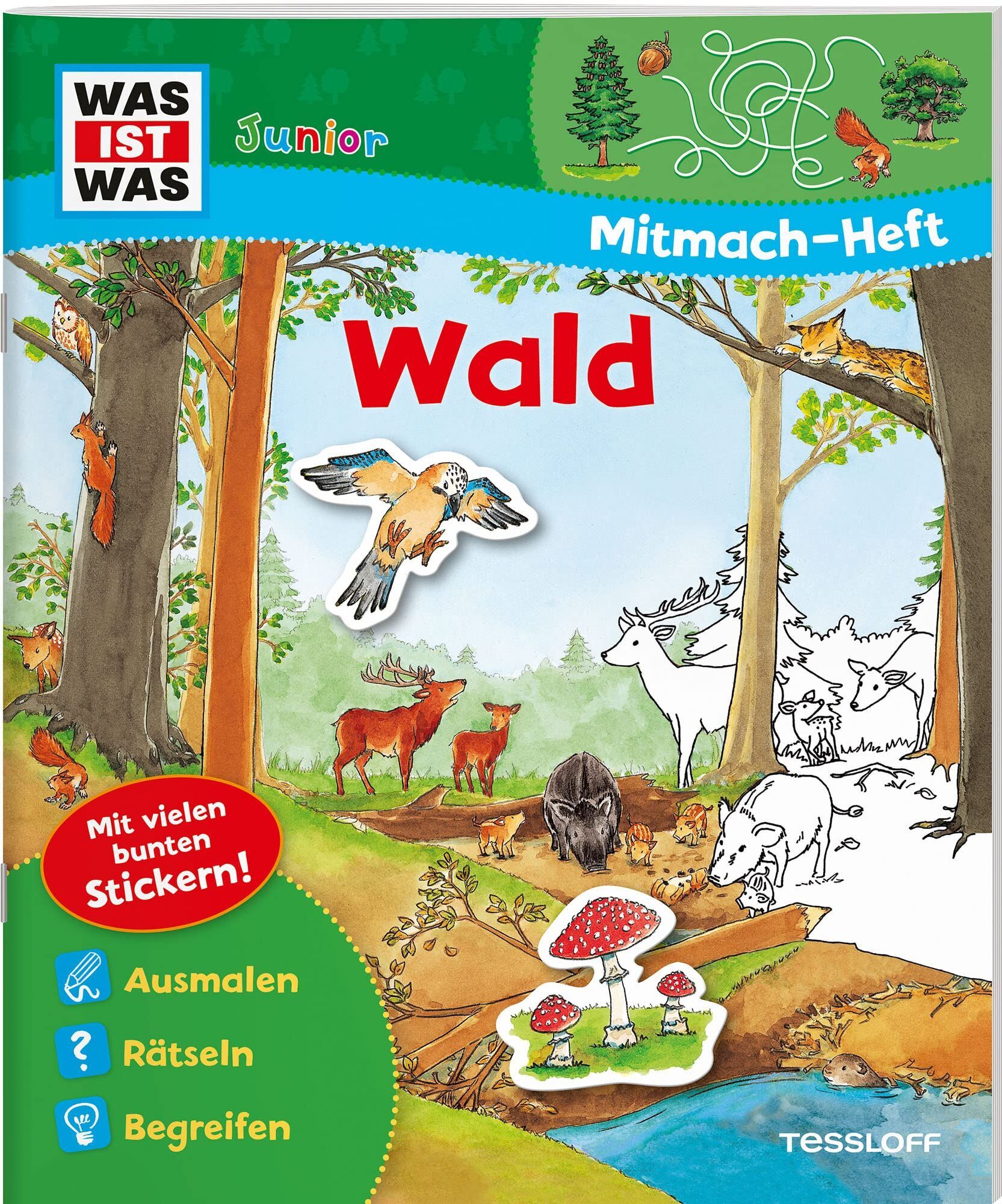 Birgit Bondarenko - WAS IST WAS Junior Mitmach-Heft Wald - Preis vom 04.10.2026 03:51:26 h